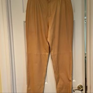 Dana Buchman leather pants.